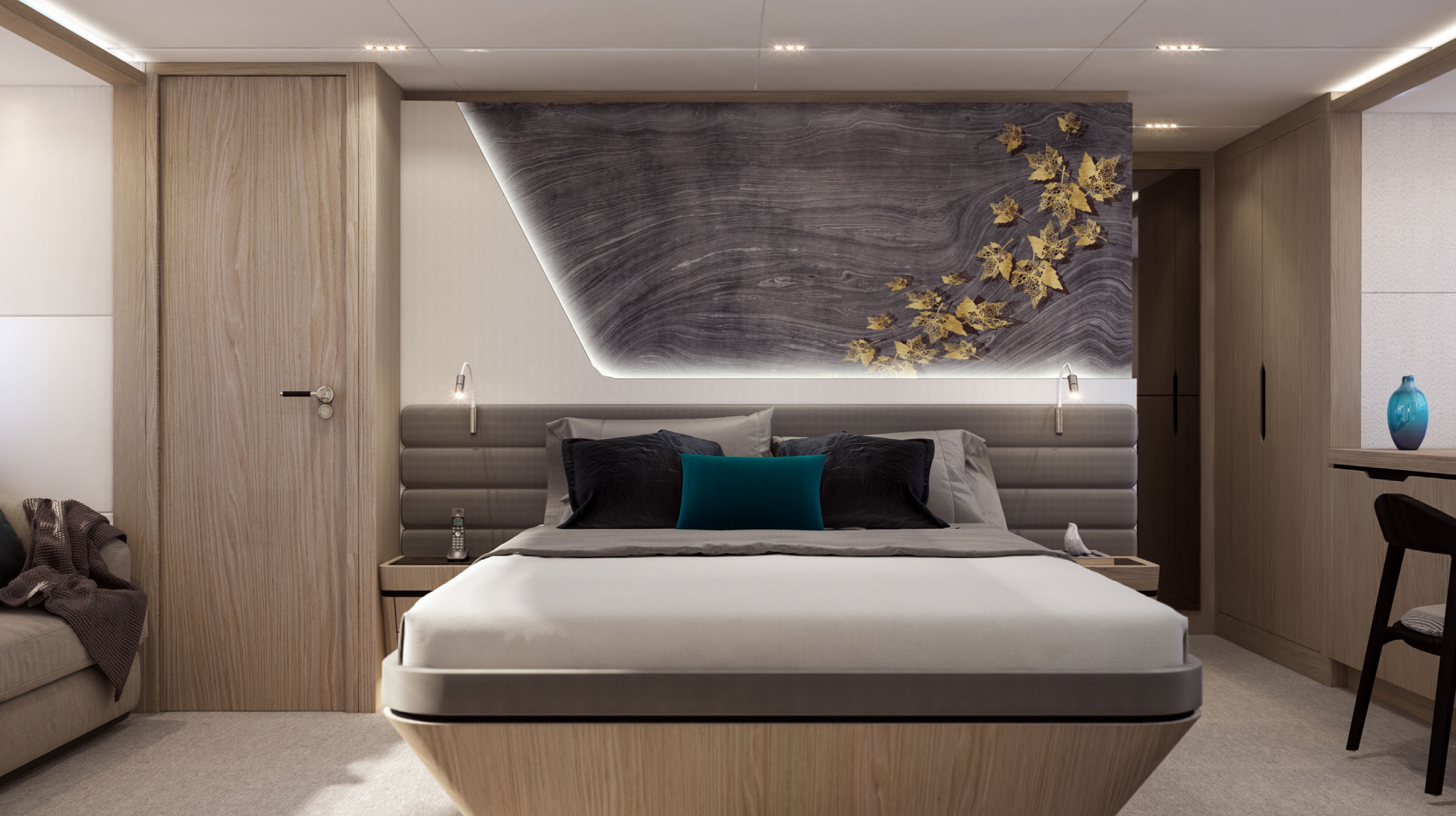 Majesty 72 - Owners Stateroom (1)(Render)